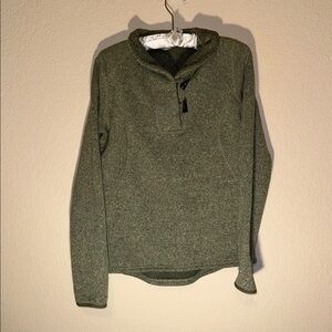 The North Face Olive Green Women's Turtleneck Sweater
